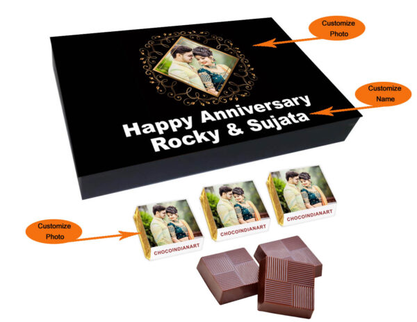 happy anniversary chocolate gift box