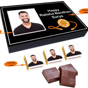 Customize Happy Raksha Bandhan Chocolate Gifts