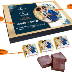 Customized Special Wedding Chocolate Gift