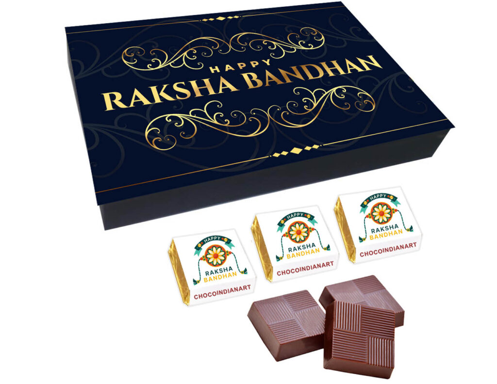 Nice Happy Raksha Bandhan Chocolate Gift ChocoIndianArt nice-happy-raksha-bandhan-chocolate-gift-chocoindianart