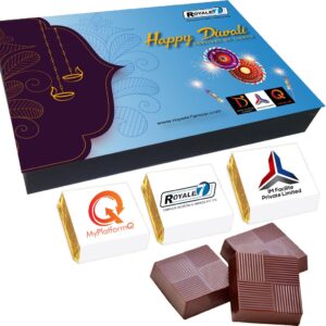 Customized Delightful Happy Diwali Chocolate Gifts
