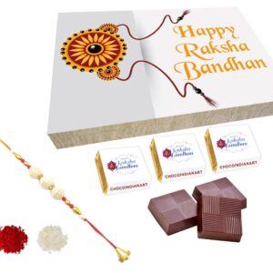 Beautiful Happy Raksha Bandhan Delicious Chocolate Gift