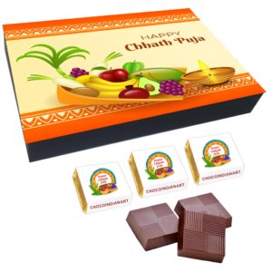 Beautiful Happy Chhat Puja Delicious Chocolate Gift