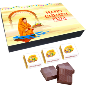 Nice Happy Chhat Puja Delicious Chocolate Gift Box