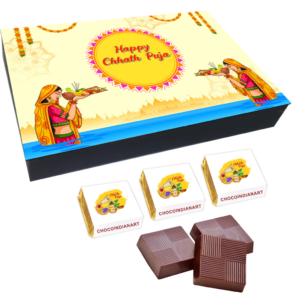Delicious Happy Chhat Puja Chocolate Gifts Box