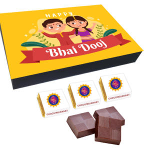 Nice Happy Bhai Dooj Delicious Chocolate Gift