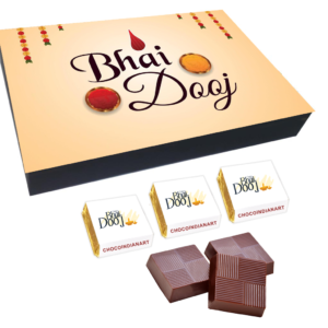 Beautiful Happy Bhai Dooj Delicious Chocolate Gift