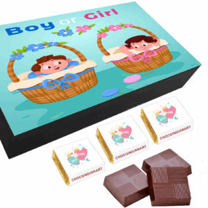 pecial Chocolate Gift Box For Twin Announcement