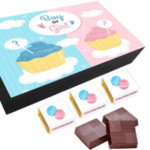 Superior Chocolate Gift Box For Twin Announcement