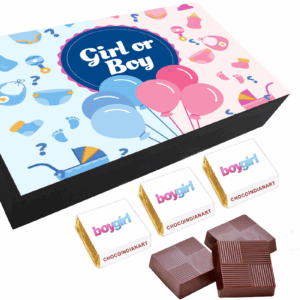 Precious Chocolate Gift Box For Twin Announcement