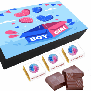 Fabulous Chocolate Gift Box For Twin Announcement