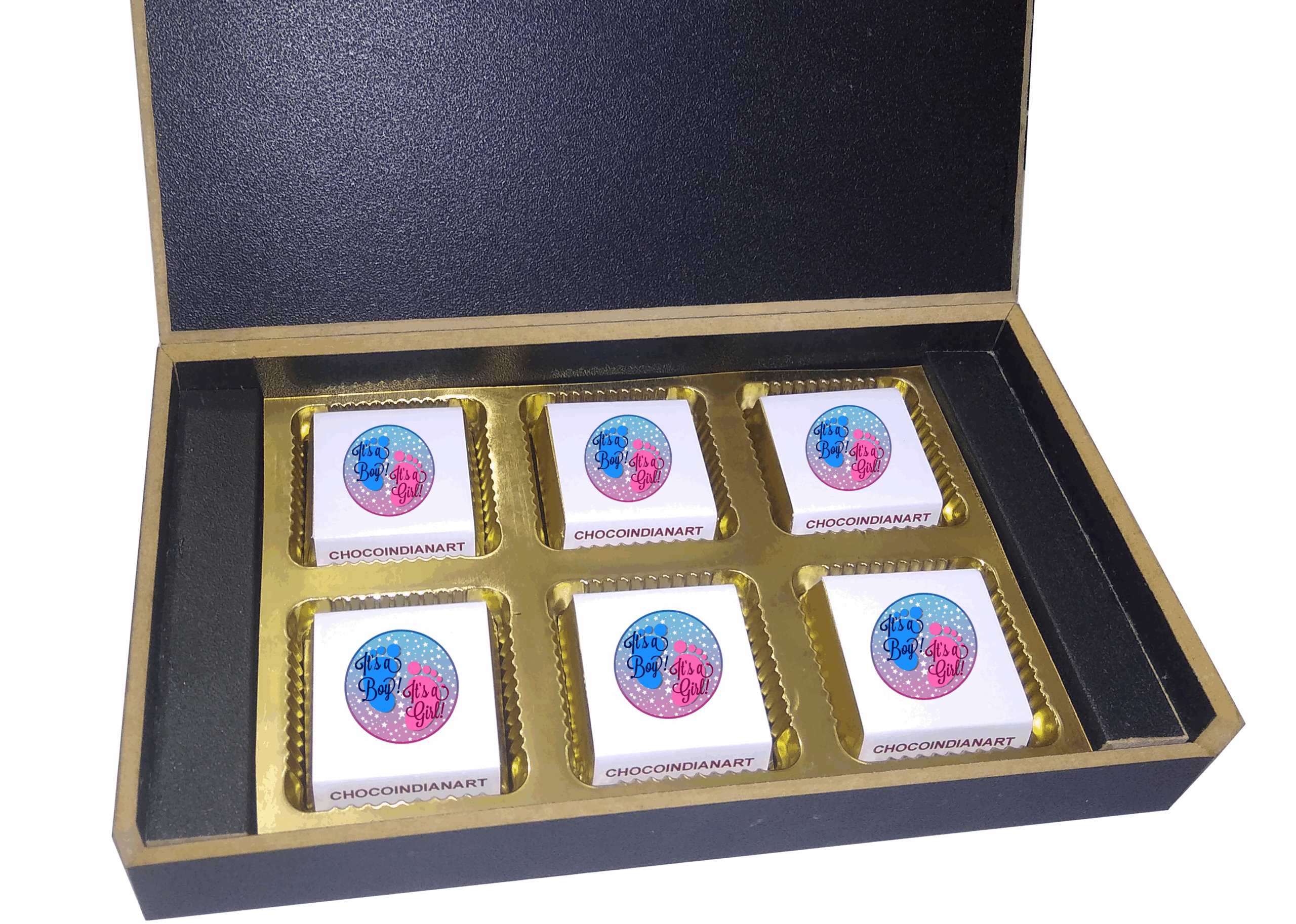 Fabulous Chocolate Gift Box For Twin Announcement - Image 2
