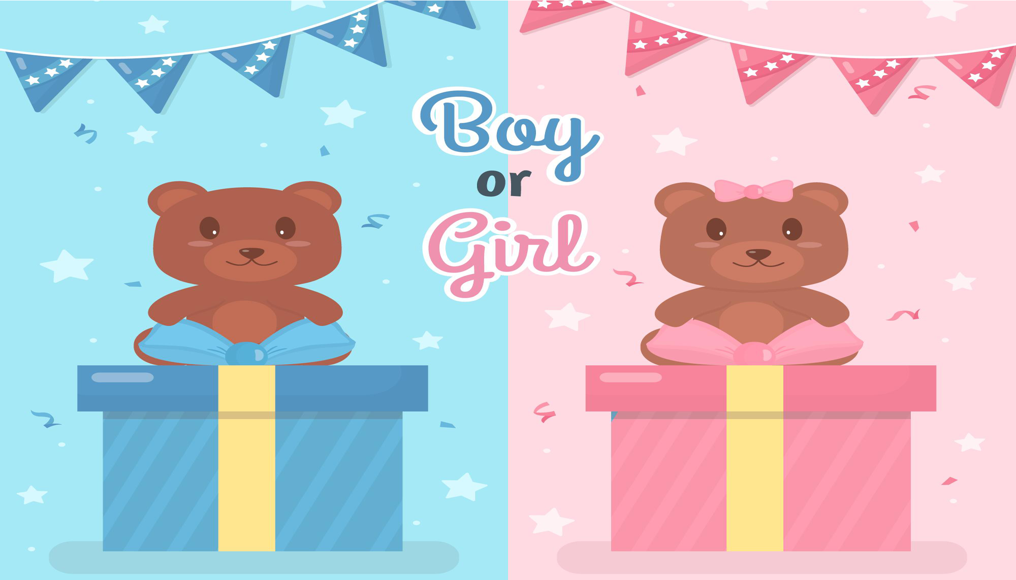 Lovely Chocolate Gift Box For Twin Announcement - Image 4