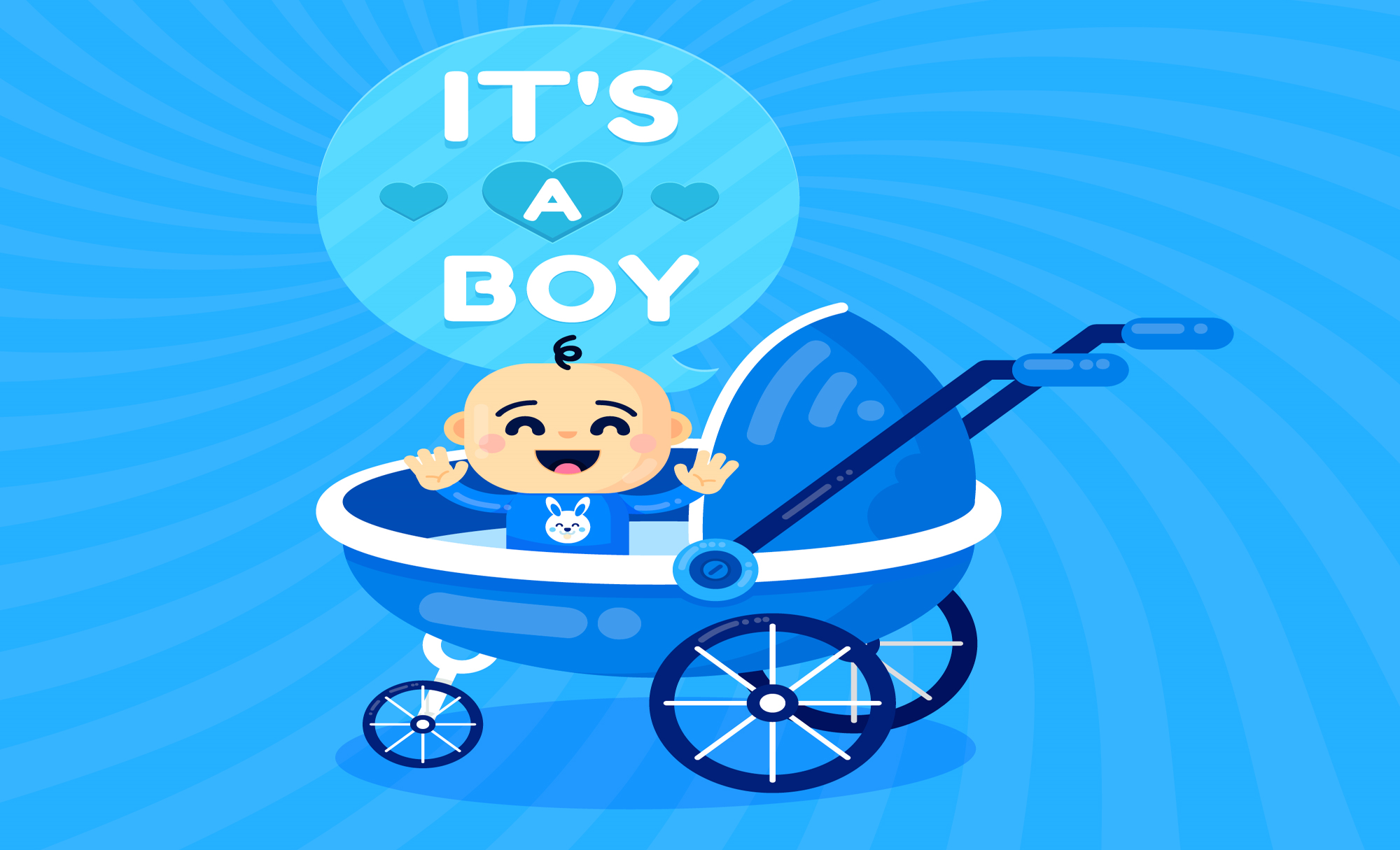 Very Pretty Chocolate Gift Box For Baby Boy Announcement - Image 5